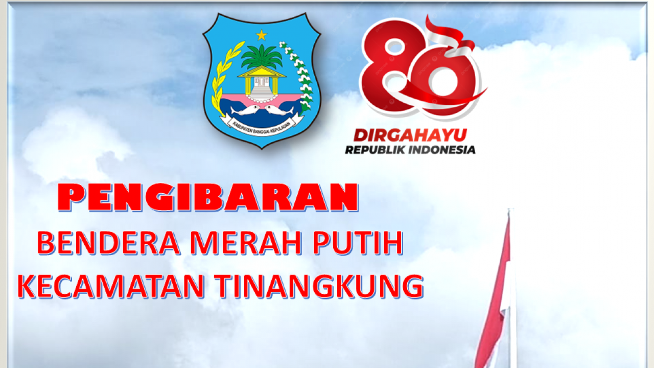 Suksesnya Pengibaran Bendera Merah Putih Peringatan HUT RI Ke-80 di Kecamatan Tinangkung