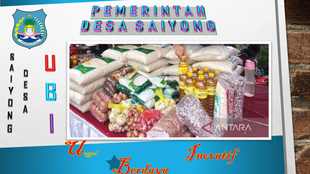Gerakan Pangan Murah di Desa Saiyong