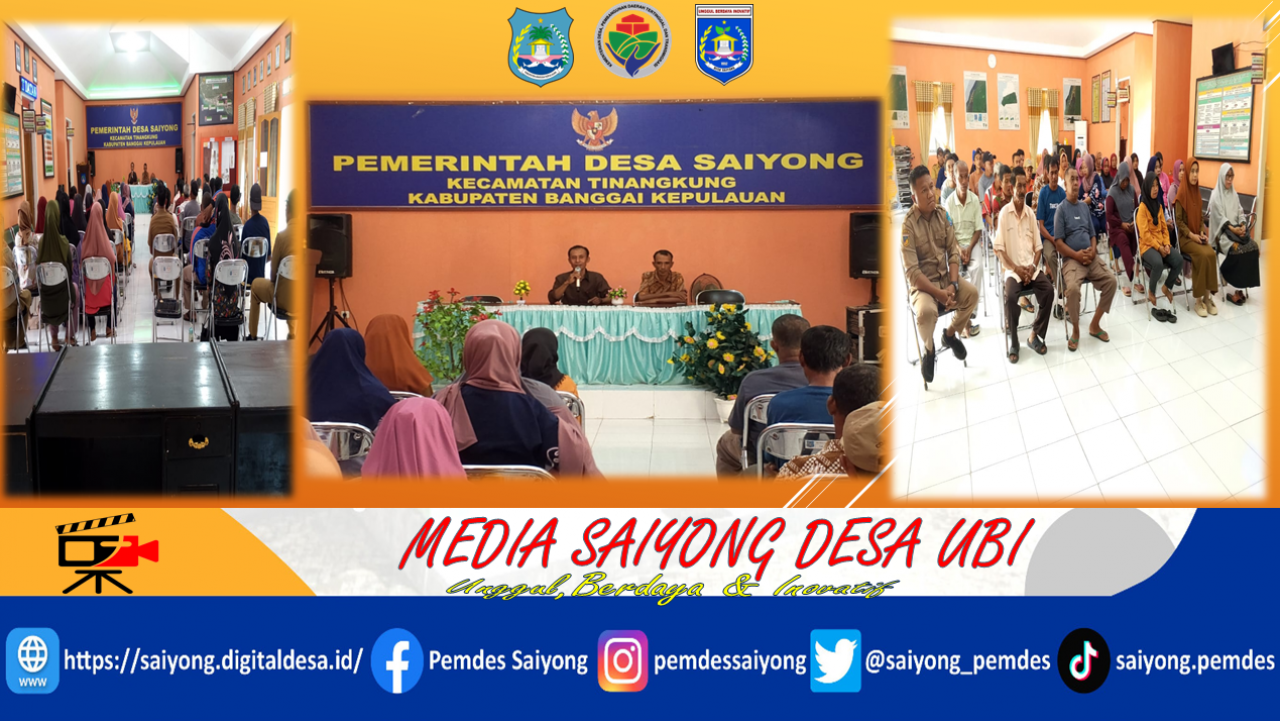 Pertemuan Perdana Kepala Desa Saiyong Bersama  BPD dan Lembaga Desa Bahas Rencana Kerja Program Desa