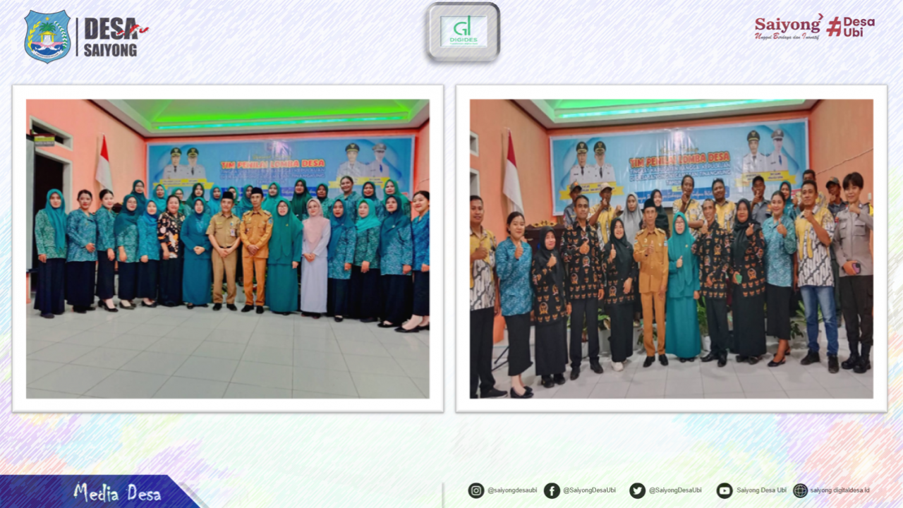 PEMDES SAIYONG UCAPKAN TERIMA KASIH ATAS PARTISIPASI MASYARAKAT DALAM LOMBA DESA