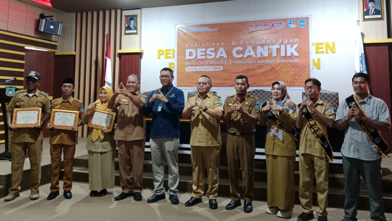 DESA SAIYONG MENERIMA PENCANANGAN DESA CINTA STATISTIK "DESA CANTIK" TAHUN 2026