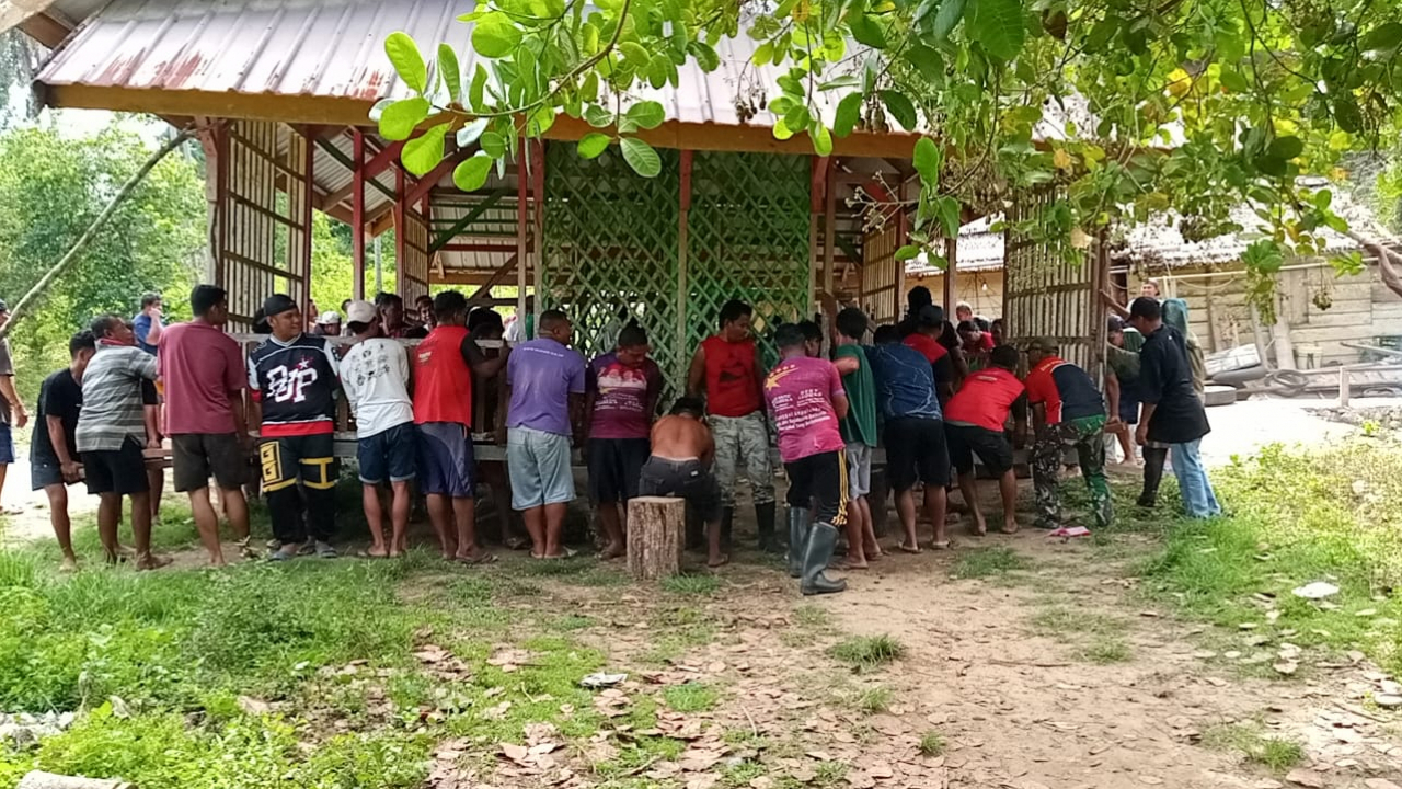 Kerja Bakti Bangunemo: Pindahkan Gedung Sanggar Budaya