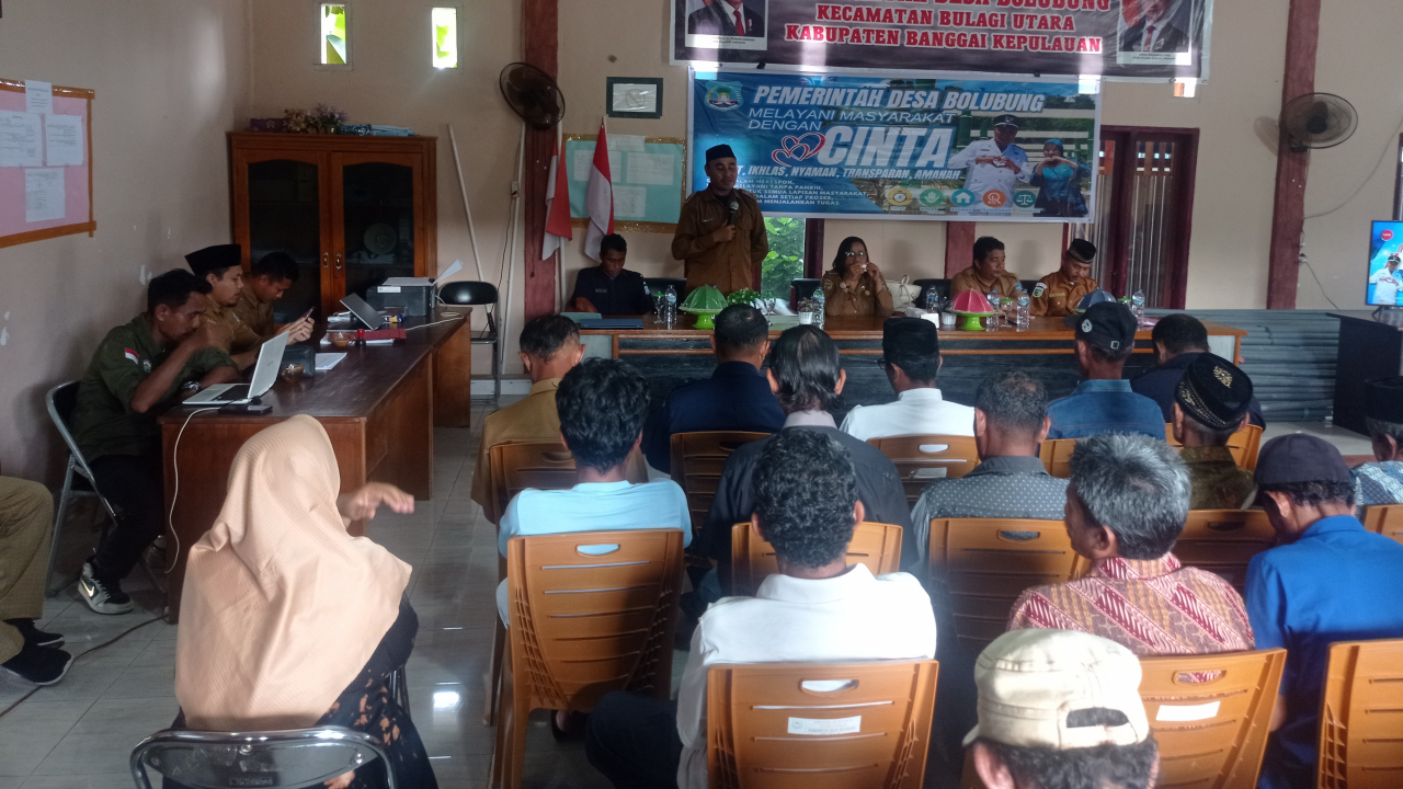 Pemdes Bolubung Lounching Pelayanan CINTA