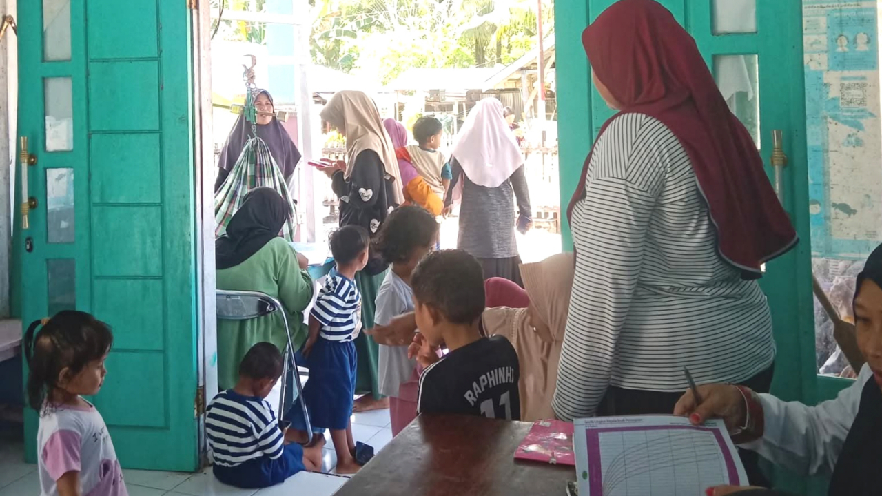 Pelaksanaan Posyandu Balita & Bumil setiap Tanggal 18 bulan berjalan