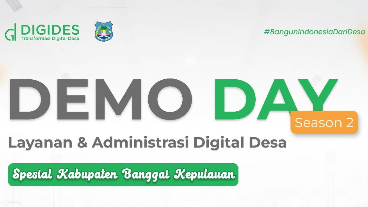 Desa Palam Ikuti Demo Day Sesi 2 Layanan dan Administrasi Digital Desa Kabupaten Banggai Kepulauan