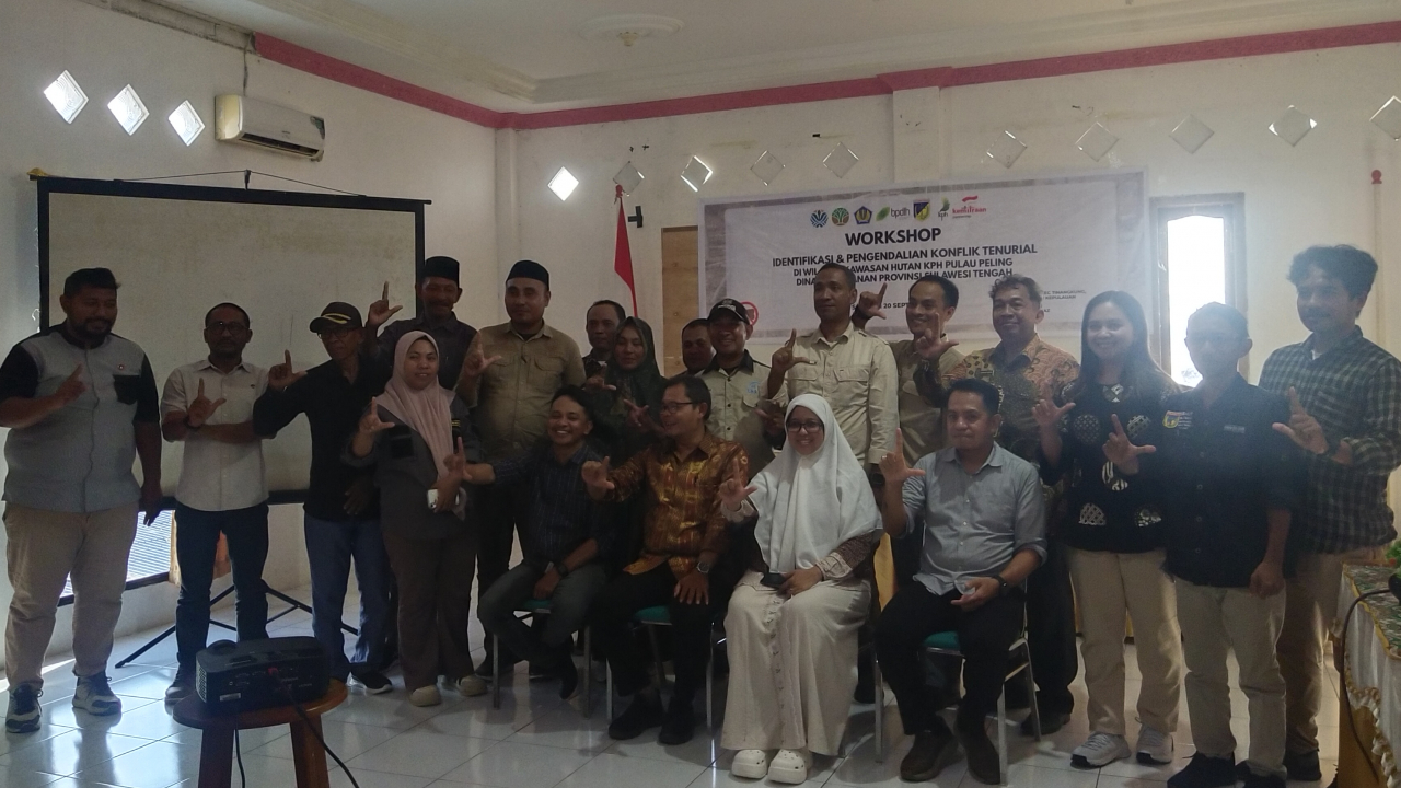 Desa Palam Ikuti Workshop Identifikasi dan Pengendalian Konflik Tenurial Kawasan Hutan