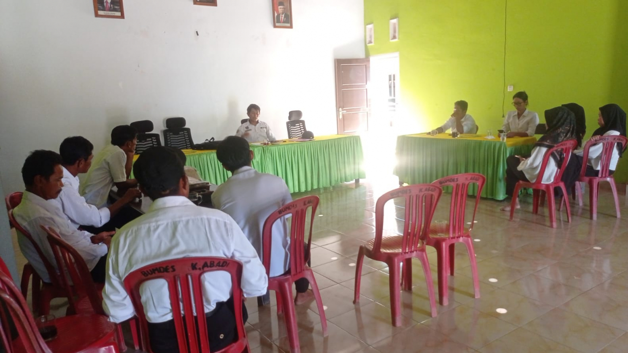 Rapat Koordinasi !!! Pemerintah Desa Akan Lebih Menertibkan Data DTKS