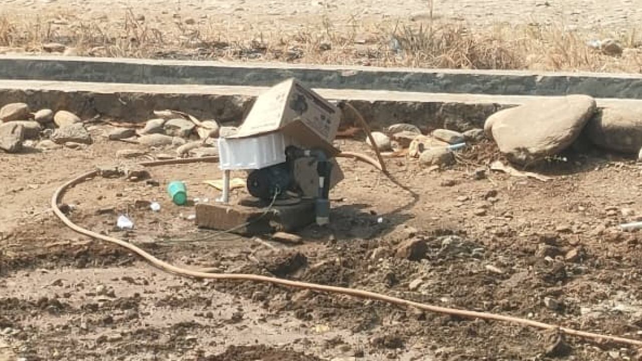 PENGEBORAN SUMUR BOR DI KANTOR DESA KARYA ABADI