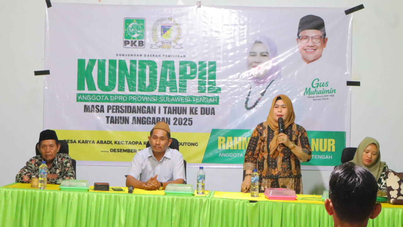 Kunjungan Daerah Pemilihan(KUNDAPIL) Anggota DPRD Provinsi Sulawesi Tengah Tahun 2025