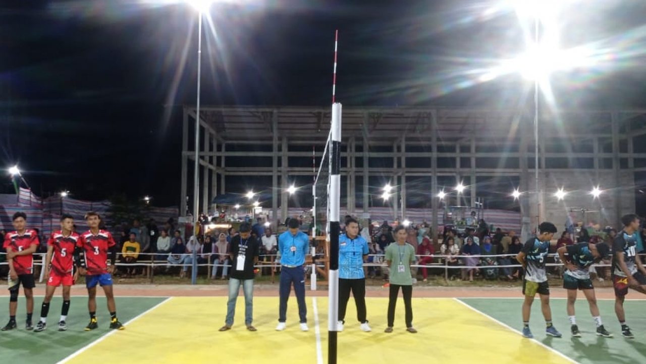 Resmi dibuka !!! Turnamen Volley Ball Satya Tama CUP desa Karya Abadi