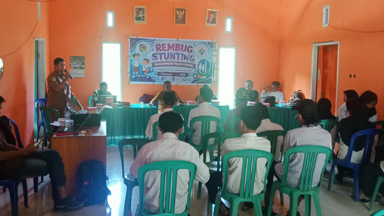 Sinergi Lintas Sektor, Desa Pebounang Gelar Musdes Pra-Musrenbang Tematik Stunting Tahun 2027