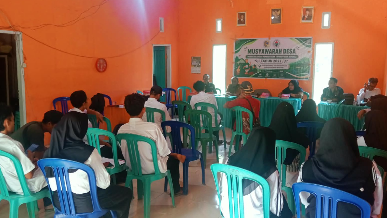 Rancang Pembangunan Tahun 2027, Pemdes Pebounang Sukses Gelar Musdes Perencanaan dan Penyusunan RKP Desa