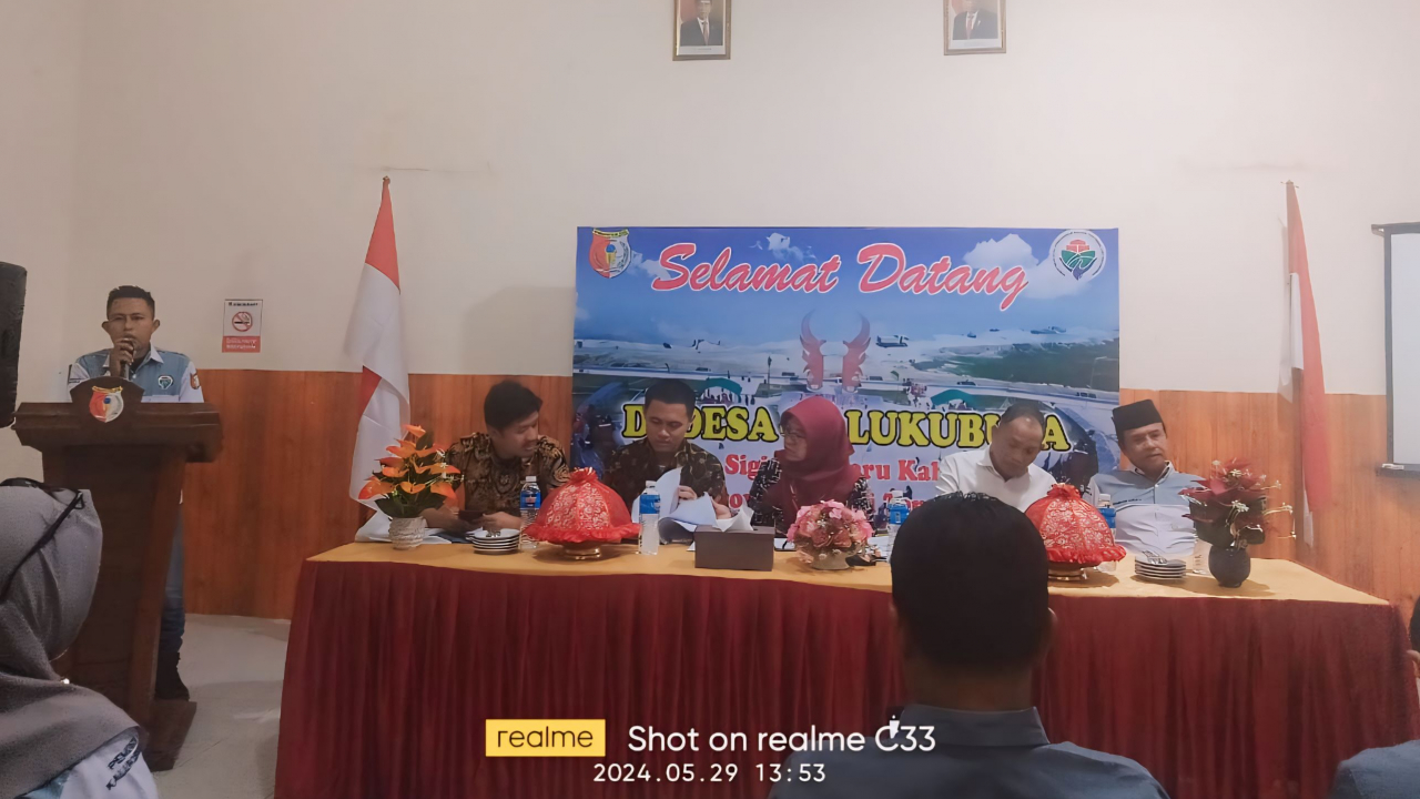 Giat hari ini Rabu 29 Mei 2024 Kunjungan Evaluasi dari Kemendagri Pusat di Desa Kalukubula di Dampingi oleh PMD Provinsi dan PMD kabupaten Serta di hadiri oleh Perangkat desa, BPD serta Bumdes Mutiangaluku Kalukubula Mandiri...adapun brberapa Masukan Tapi Sejauh ini para Team Sangat Bangga dan Aprisiated dgn kemajuan dan perkembangan yang ada di Desa Kalukubula