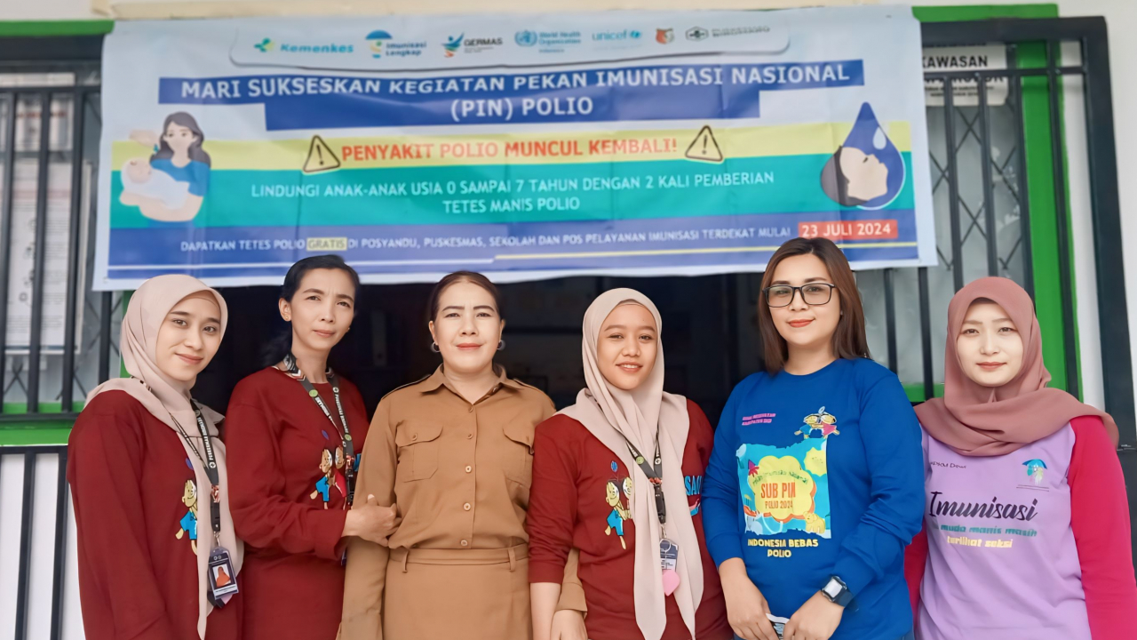 Pekan Imunisasi Nasional ( PIN) 2024 di Desa Kalukubula