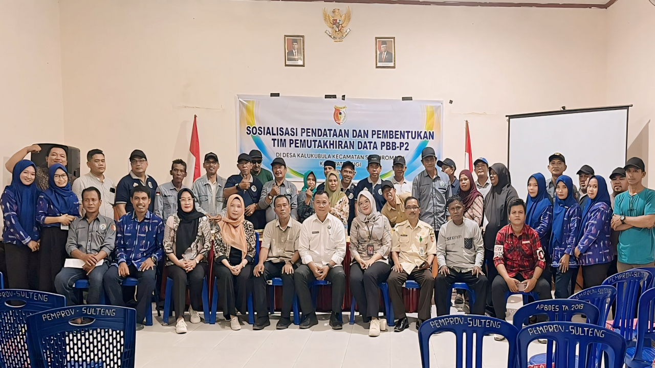Sosialisasi Pendataan Dan Pembentukan Tim Pemuktahiran Data PBB P- 2 Tahun 2024 di Desa Kalukubula