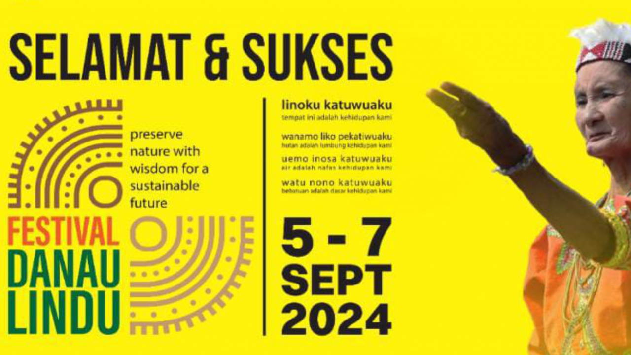 UCAPAN SELAMAT DAN SUKSES FESTIVAL DANAU LINDU 2024