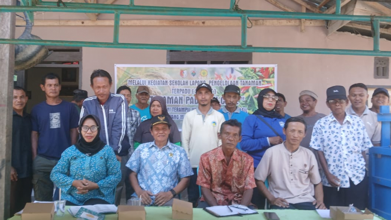 Kegiatan Pembukaan Sekolah Lapang Gapoktan