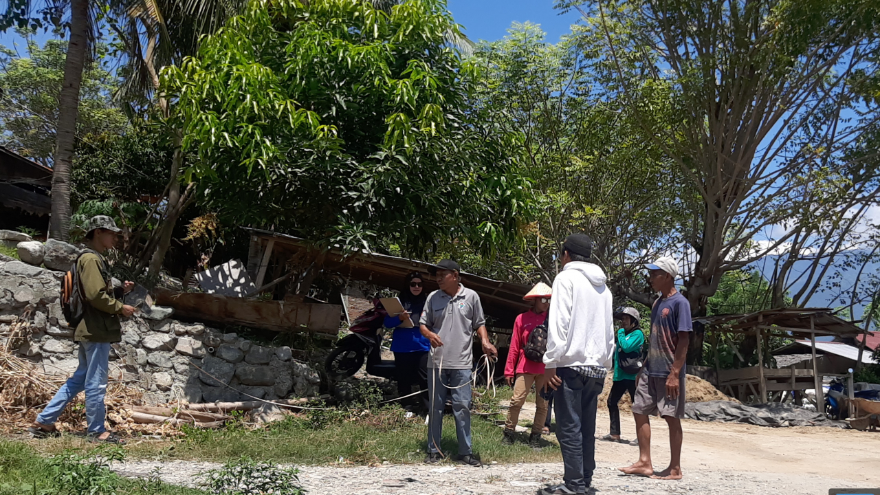 Tinjau Lokasi di Dusun 2 Usulan RKPDes 2025 Tim 9 RKPDes 2025