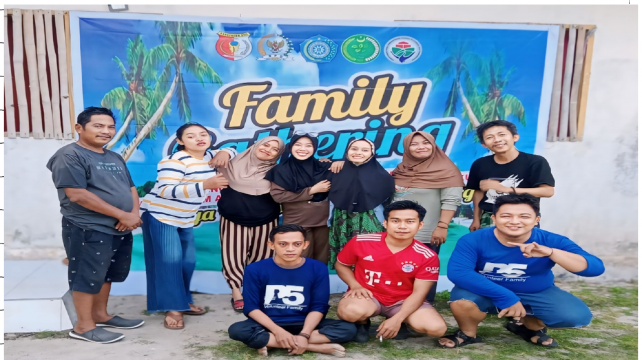 Family Gathering Perangkat Desa, Lembaga Pemerintah Desa, WIA & Majelis Ta’lim Desa Kalukubula di Pantai Boneoge Donggala