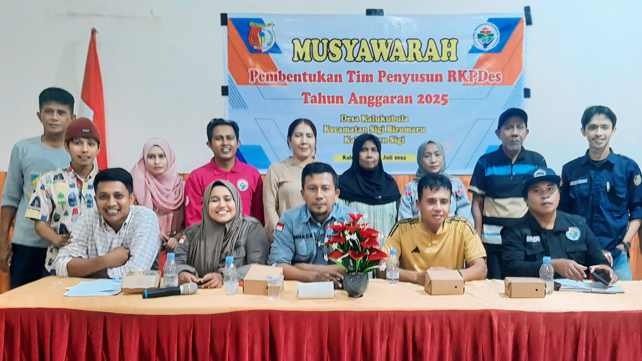 Musyawarah Pembentukan Tim Penyusunan RKPdes Tahun Anggaran 2025
