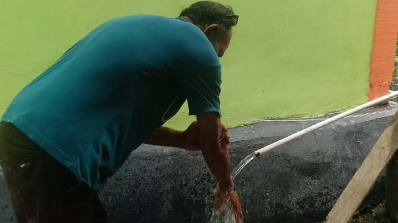 Pembuatan Sumur Di Posyandu Furing Dusun 7