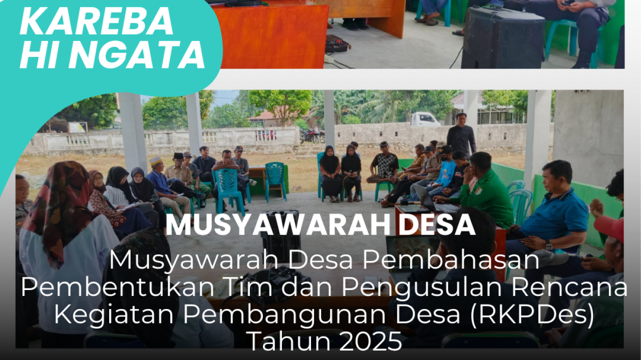 Tim RKPDes Pakuli Telah Dibentuk