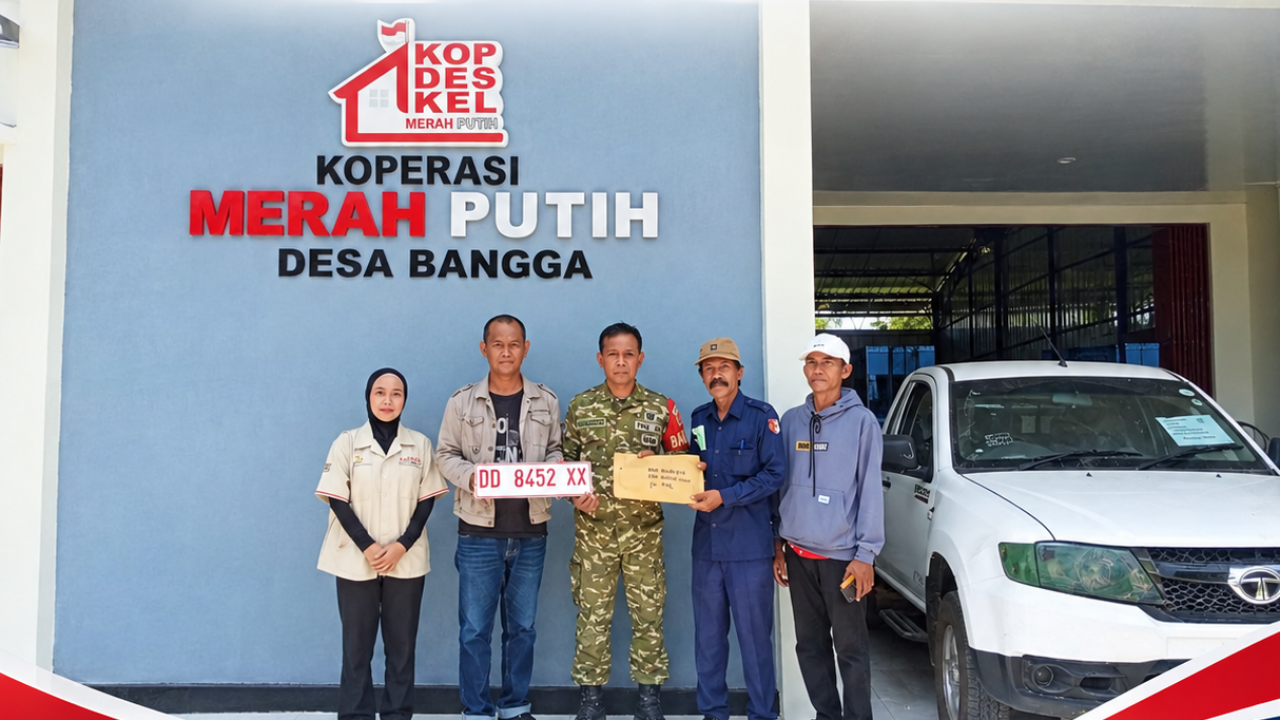 Serah Terima Mobil Operasional Koperasi Merah Putih Desa Bangga