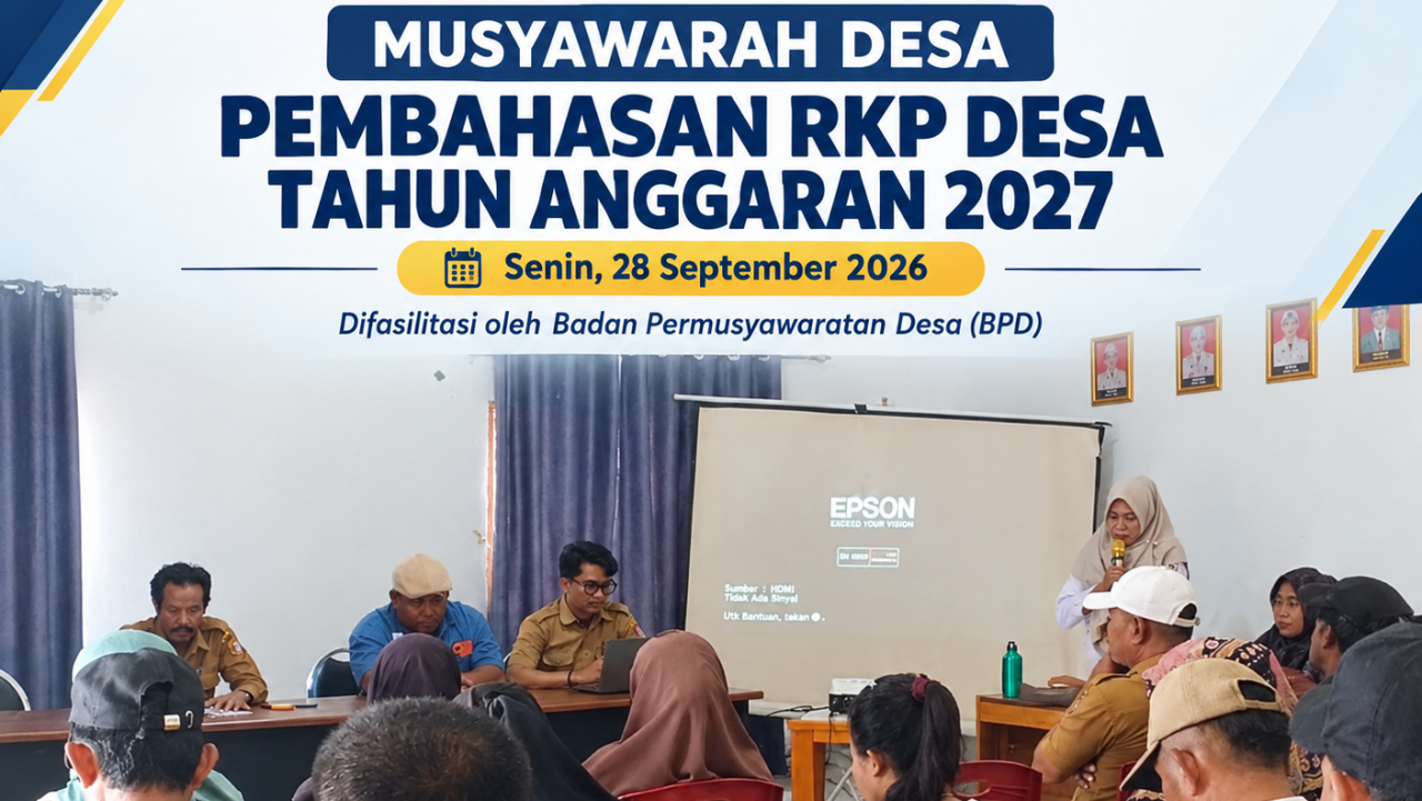 Musyawarah Desa Bangga Bahas RKP Desa Tahun Anggaran 2027