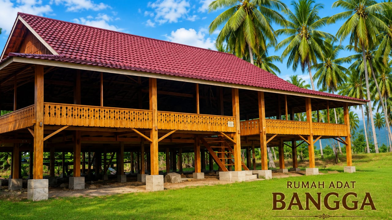 Rumah Adat Desa Bangga (BARUGA)