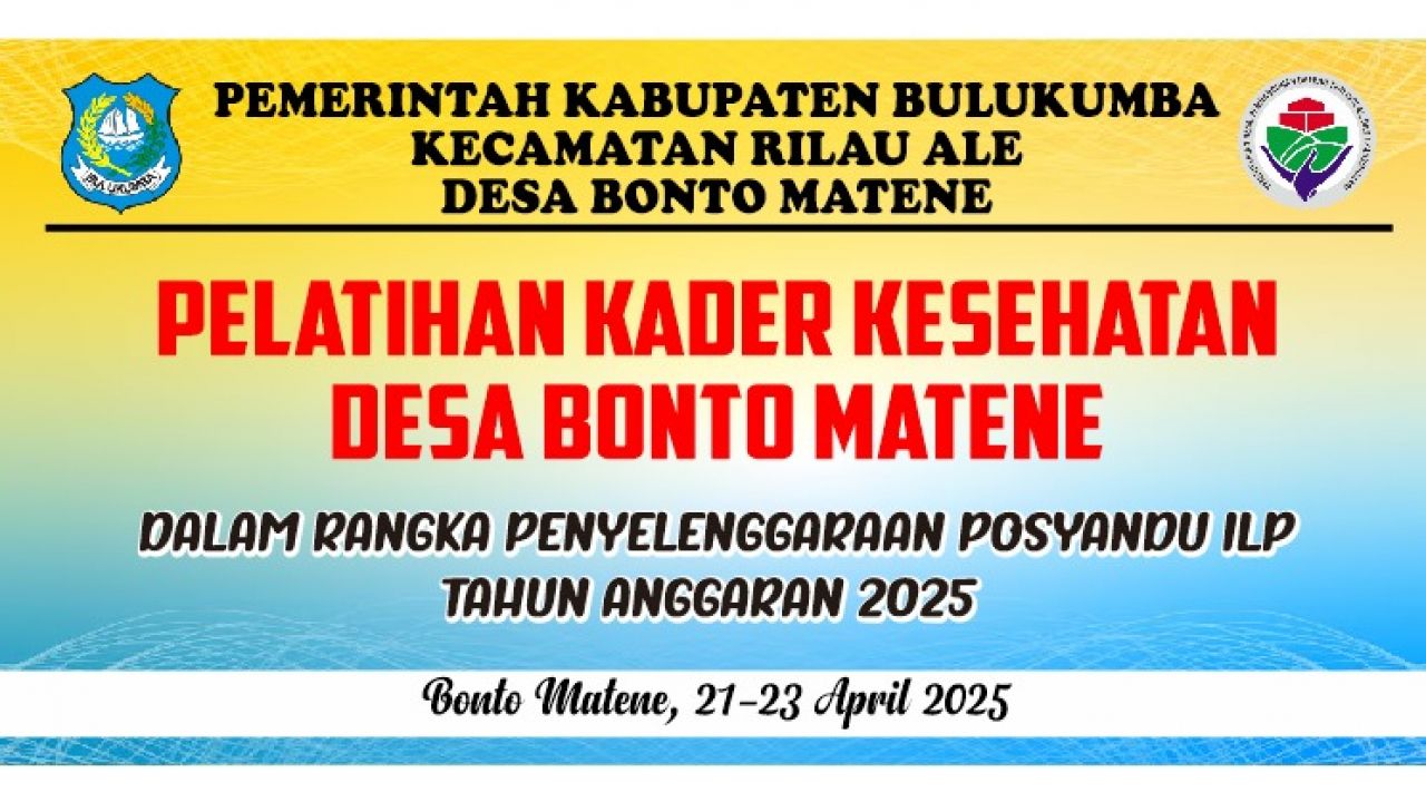 PELATIHAN KADER KESEHATAN