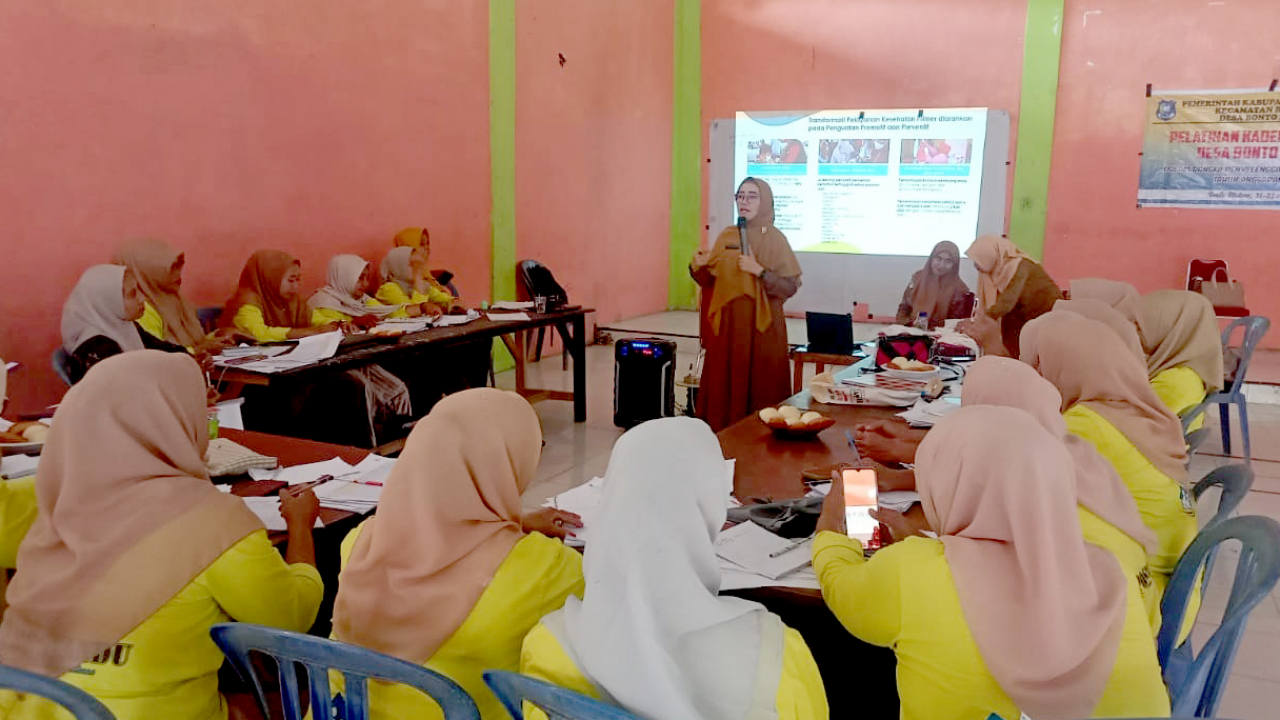 Peningkatan Kapasitas Kader Kesehatan dalam Pelaksanaan Posyandu ILP di Desa Bonto Matene
