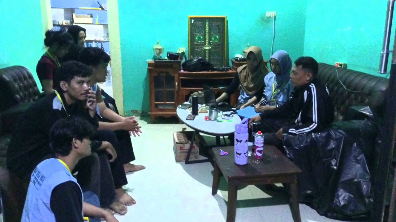Lurah Pallantikang kunjungi Posko mahasiswa KKN UNITAMA Makassar
