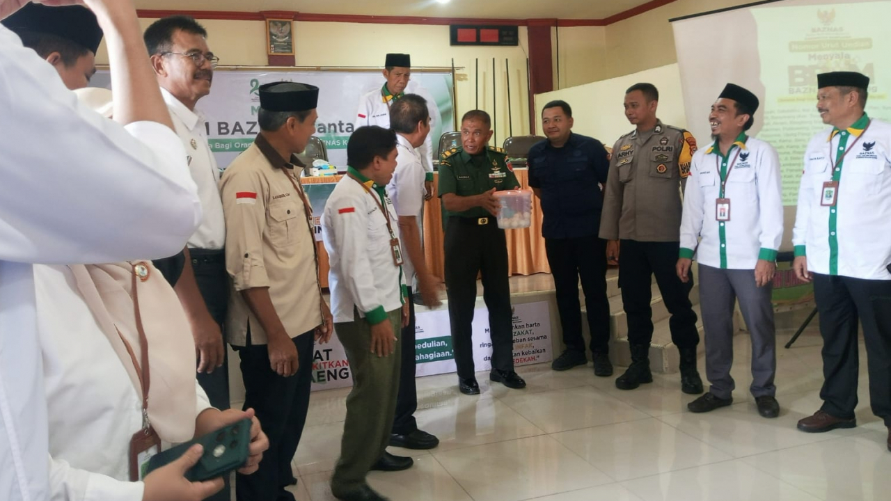 Lurah Pallantikang menghadiri Kegiatan BBOM HUT Baznas Bantaeng ke 25