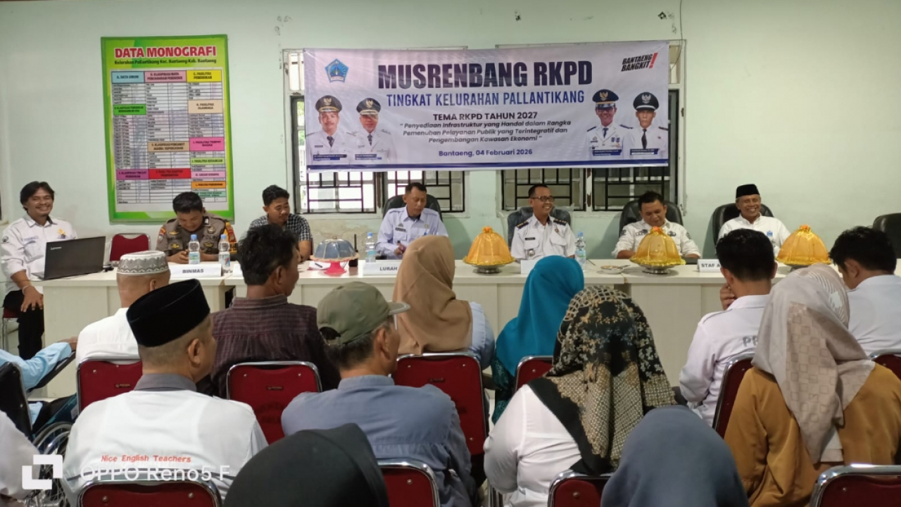 Musrenbang tingkat Kelurahan Pallantikang, menjaring beragam usulan warga masyarakat