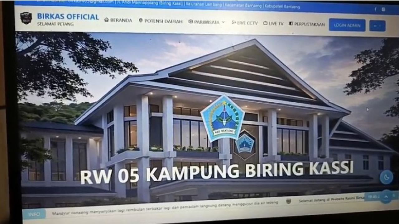 Keren dan Inovatif! RT di Biring Kassi Luncurkan Website “BIRKAS OFFICIAL”, Lurah Lembang Apresiasi Gebrakan Digital Warga