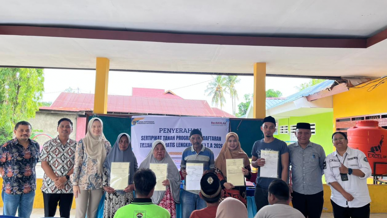 Kelurahan Lembang Cetak Sejarah: Pertama Tuntaskan PTSL Tahap I Tahun 2026 di Kabupaten Bantaeng, Bukti Sinergi dan Pelayanan Maksimal