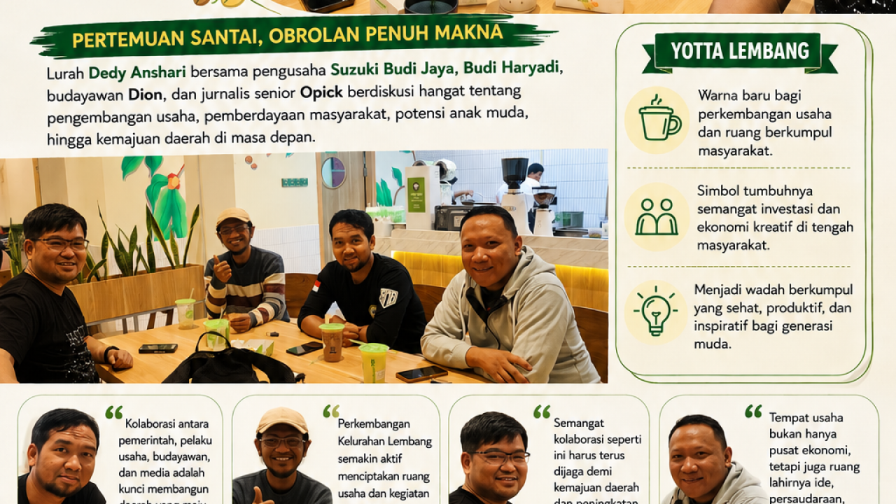 Silaturahmi Inspiratif di YOTTA Lembang: Kolaborasi Hangat Membangun Semangat Pengembangan Usaha di Kabupaten Bantaeng