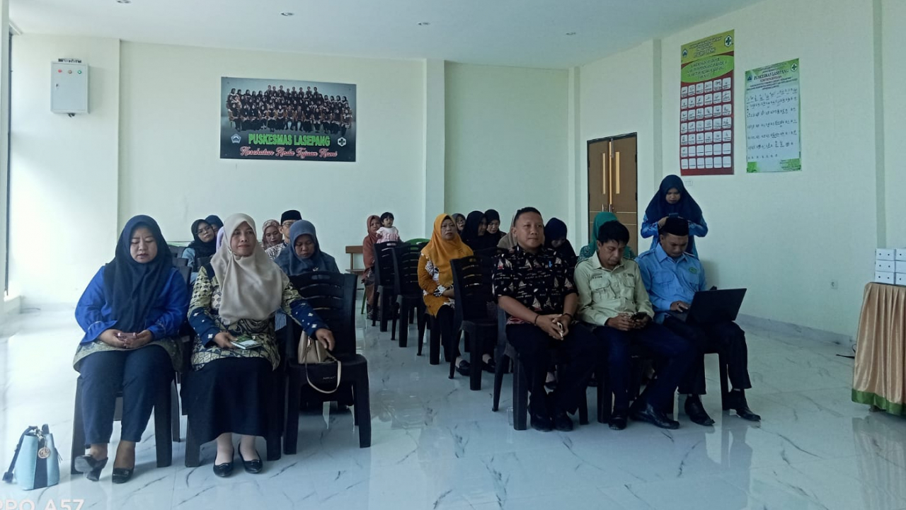 Sinergi Pemerintah, PKK, TNI, dan Sekolah dalam Lokakarya Mini Puskesmas Lasepang