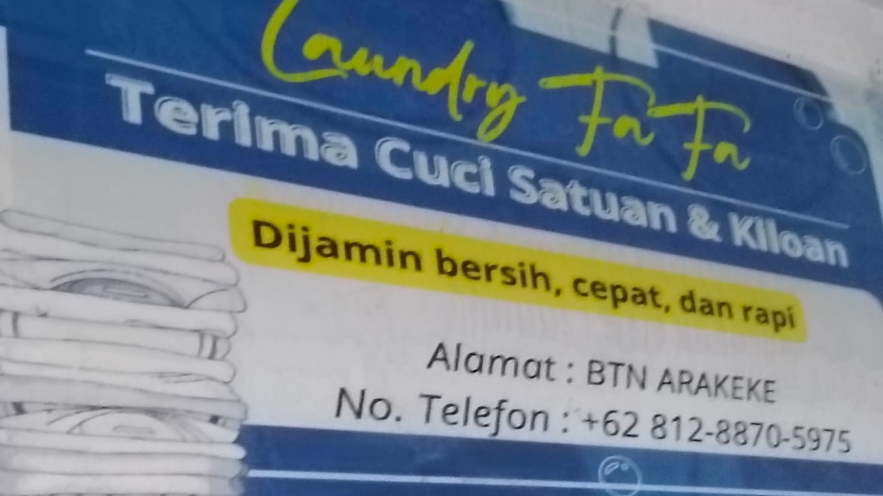 UMKM Lembang Makin Bersinar! Laundry Fa Fa Hadir Jadi Solusi Cuci Cepat, Bersih, dan Terjangkau di Bantaeng