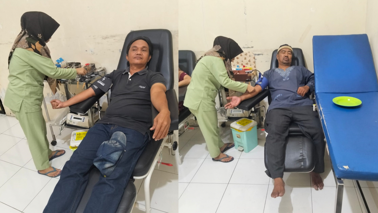 Gerakan Sedarah Lembang Kembali Bergerak! Dua Ketua RW Donorkan Darah O di RSUD Prof. Dr. Anwar Makkatutu Bantaeng