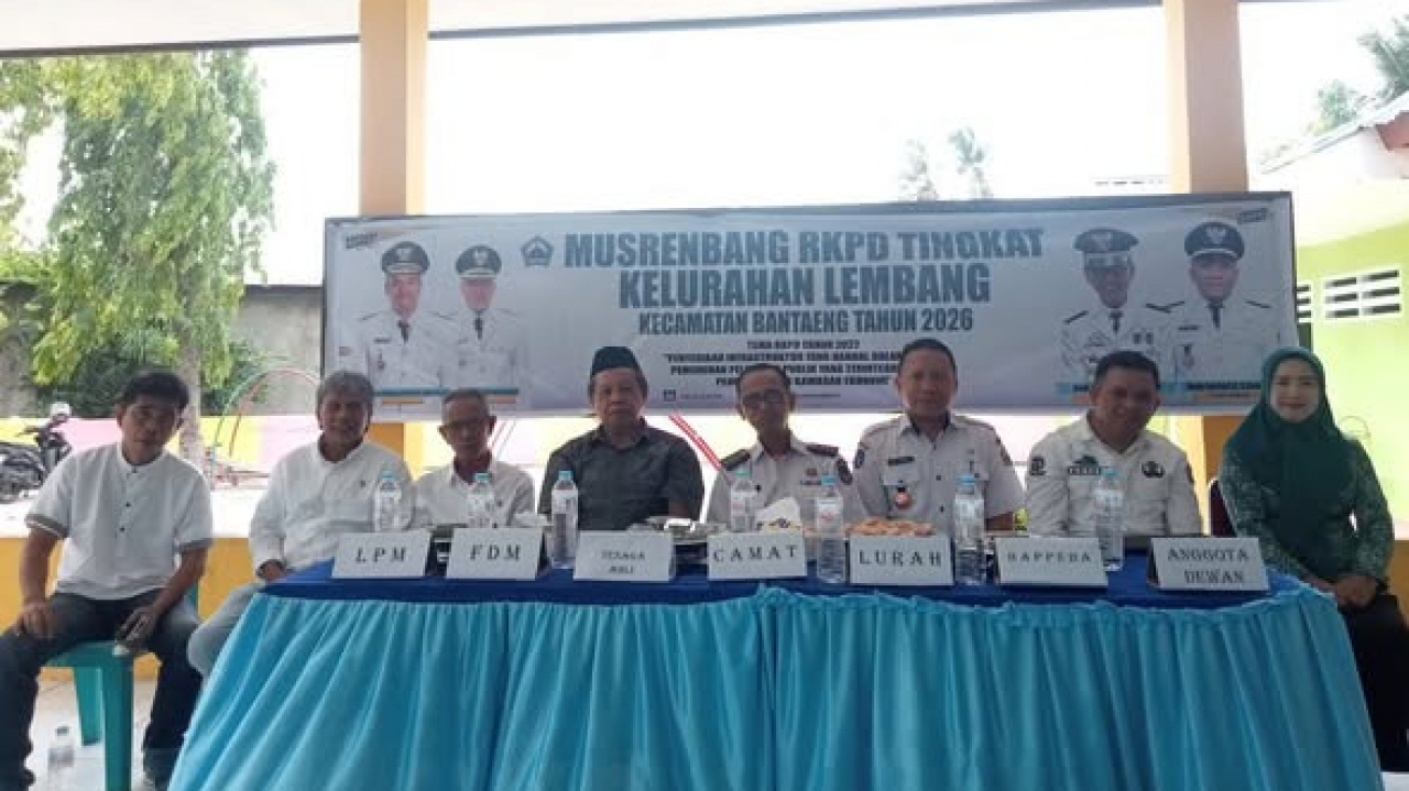 Musrenbang RKPD Tahun 2027 Kelurahan Lembang: Menyatukan Aspirasi untuk Infrastruktur Andal, Sosial Berkeadilan, dan Ekonomi Berdaya Saing