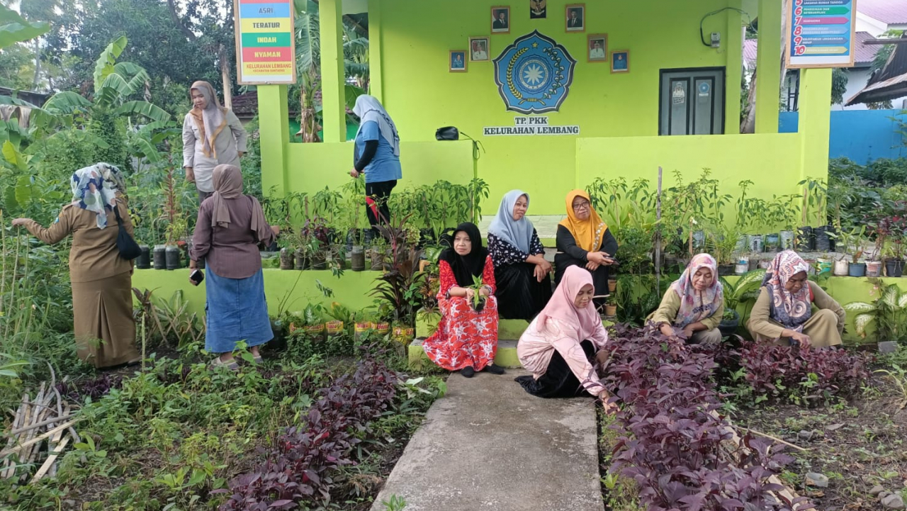 Inovasi Ketahanan Pangan Berbasis Keluarga: TP PKK Kelurahan Lembang Hadirkan Pekarangan Produktif dan Mandiri
