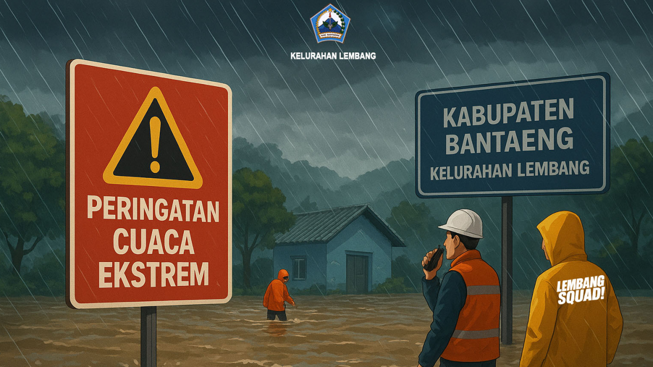 Himbauan Cuaca Ekstrem untuk Masyarakat Kelurahan Lembang Bantaeng