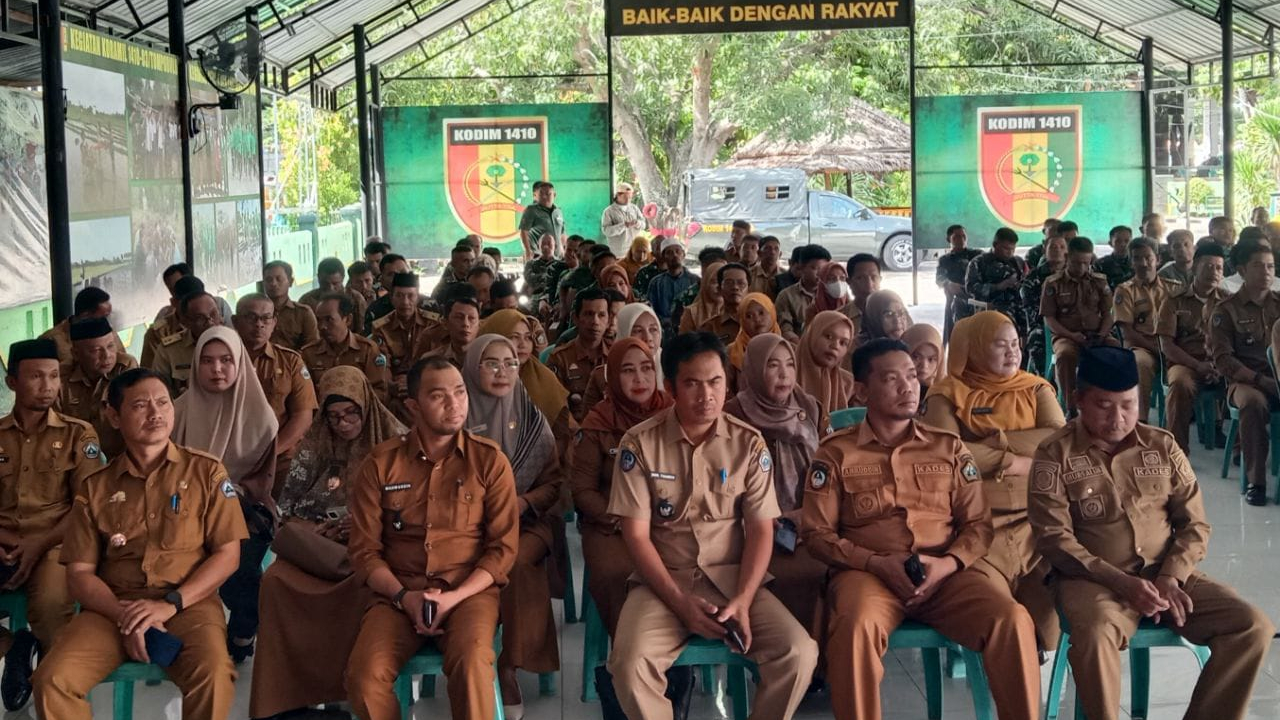 Sinergi Kuat di Aula Kodim 1410/Bantaeng: Rakor Percepatan Pembangunan KDKMP Libatkan Seluruh Unsur Strategis Kabupaten