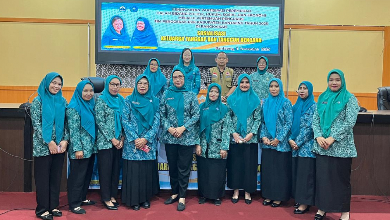Perempuan Tangguh, Keluarga Siaga: Sosialisasi Penguatan Peran Perempuan Menuju Bantaeng yang Lebih Siap Hadapi Bencana