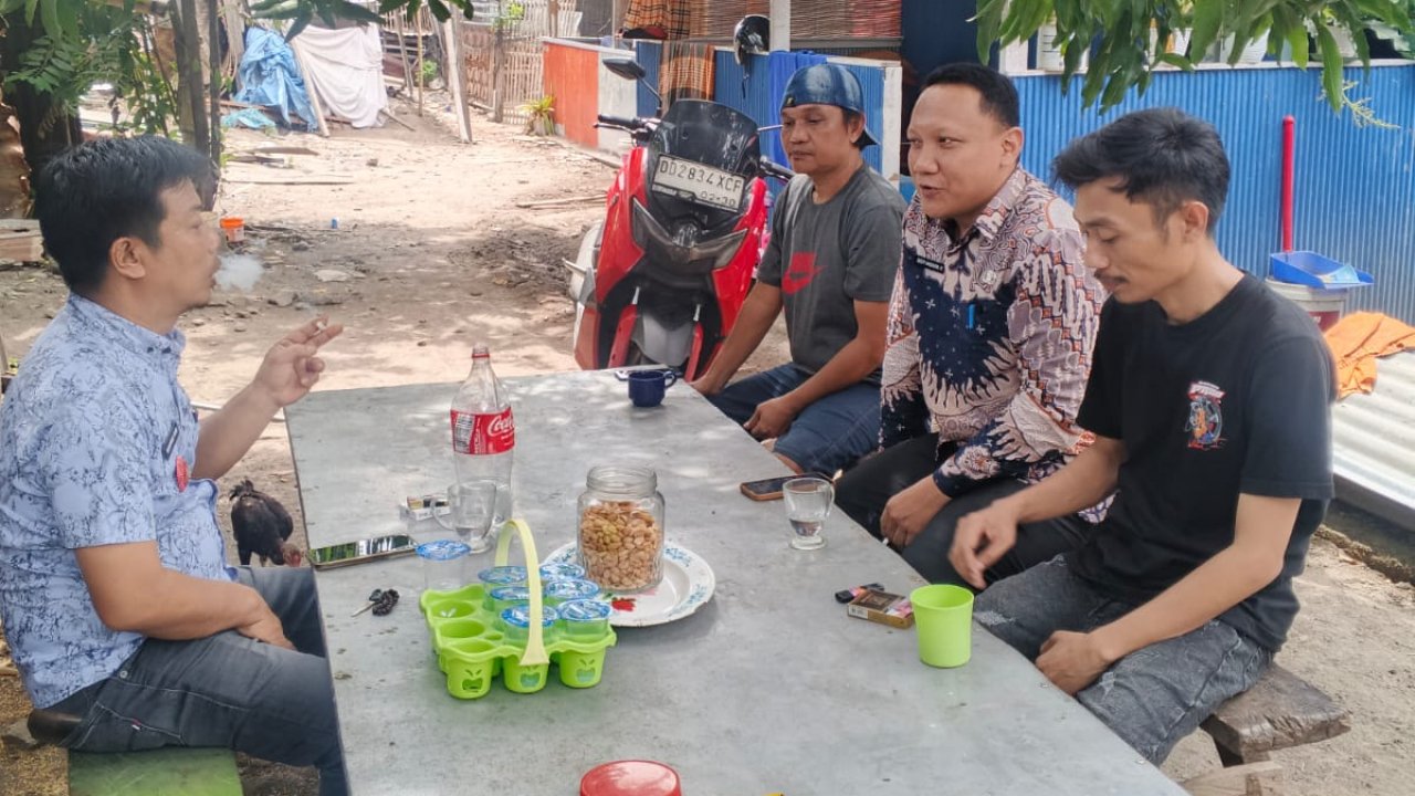 Perkuat Sinergi Antar Kelurahan, Lurah Lembang Terima Kunjungan Lurah Mallilingi di RW 04 kelurahan Lembang