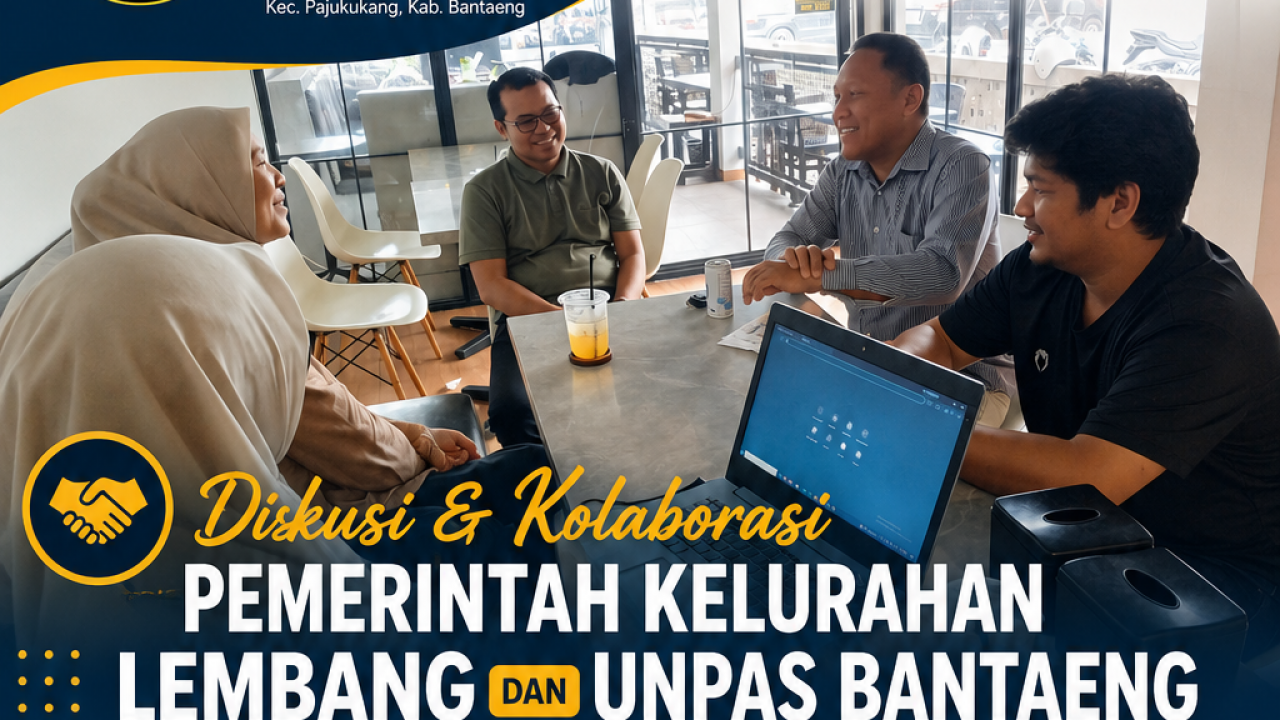 Diskusi Kolaborasi Pemerintah Kelurahan Lembang dan UNPAS Bantaeng, Dorong Peningkatan SDM dan Pengembangan Layanan Berbasis IT