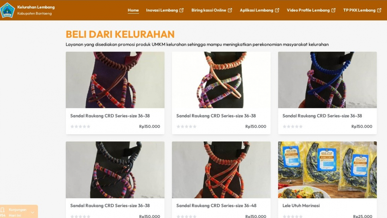 HEBOH! UMKM Kelurahan Lembang Kini Go Digital — Belanja Produk Lokal Cukup dari Rumah Lewat Website Resmi!