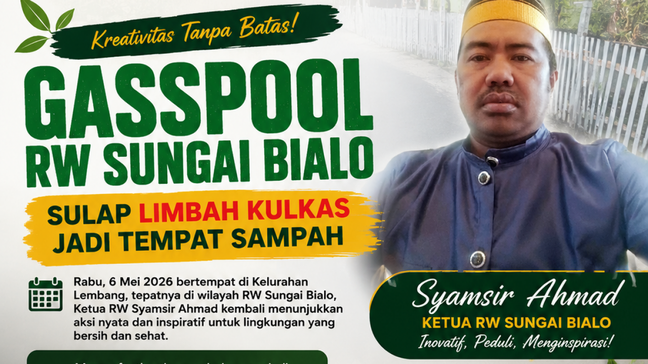 Kreativitas Tanpa Batas, RW Sungai Bialo Sulap Limbah Kulkas Jadi Tempat Sampah