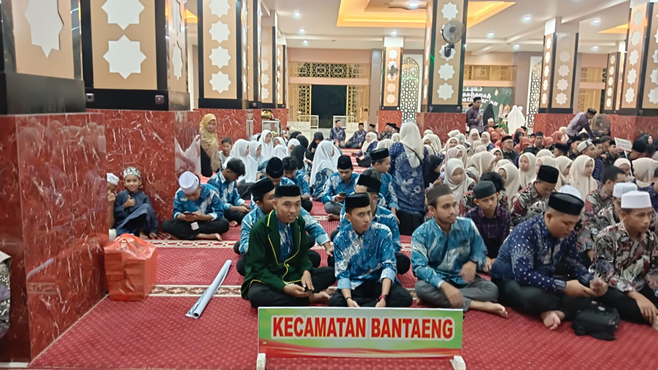 Pembukaan MTQ XXXV Tingkat Kabupaten Bantaeng Resmi Digelar di Masjid Syech Abdul Gani